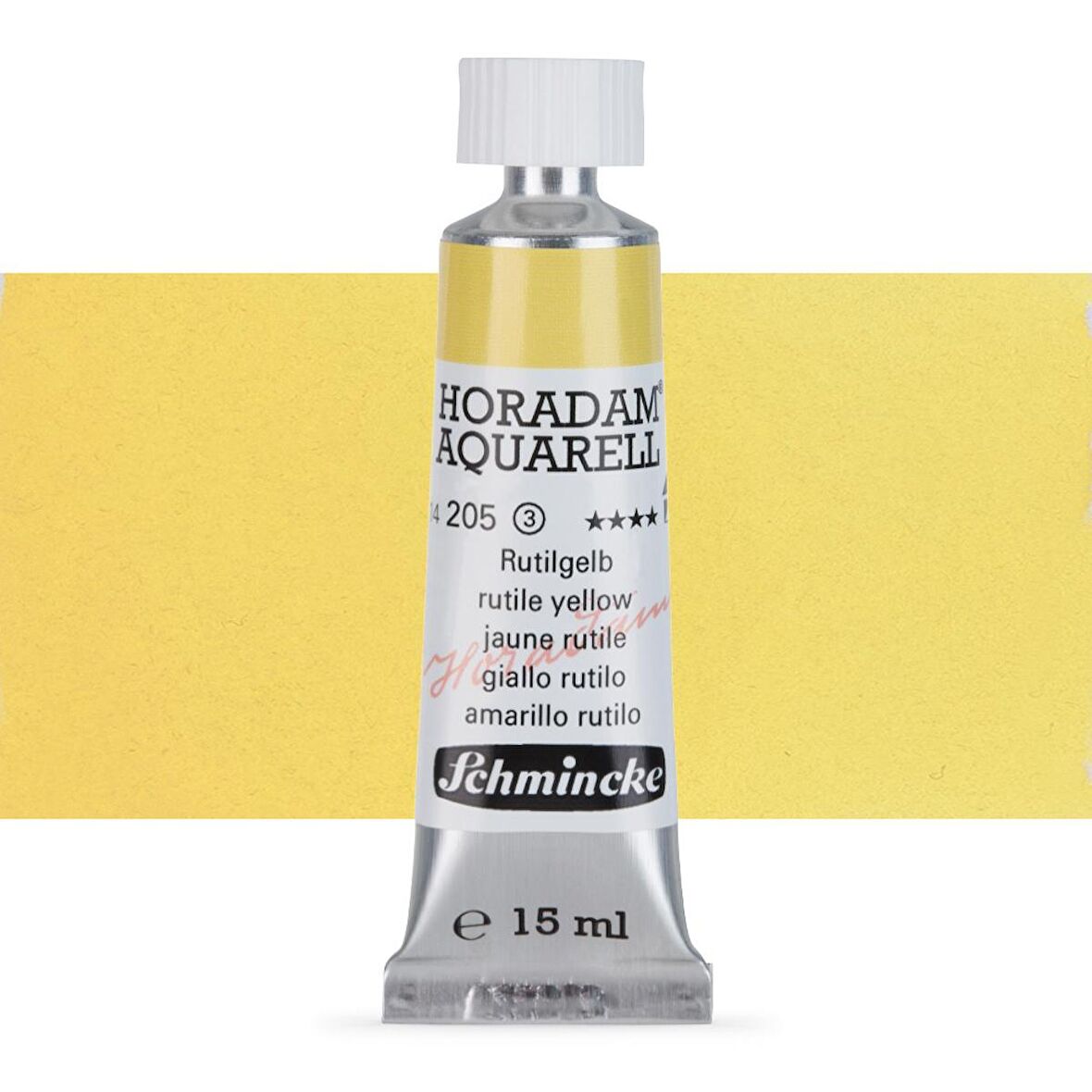 Schmincke Horadam Aquarell Tube Tüp Sulu Boya 15ml Rutile Yellow 205 S.3