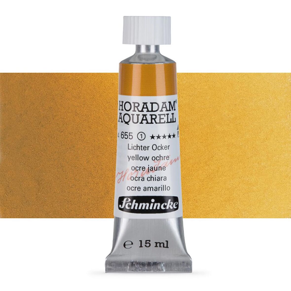 Schmincke Horadam Aquarell Tube Tüp Sulu Boya 15ml Yellow Ochre 655 S.1