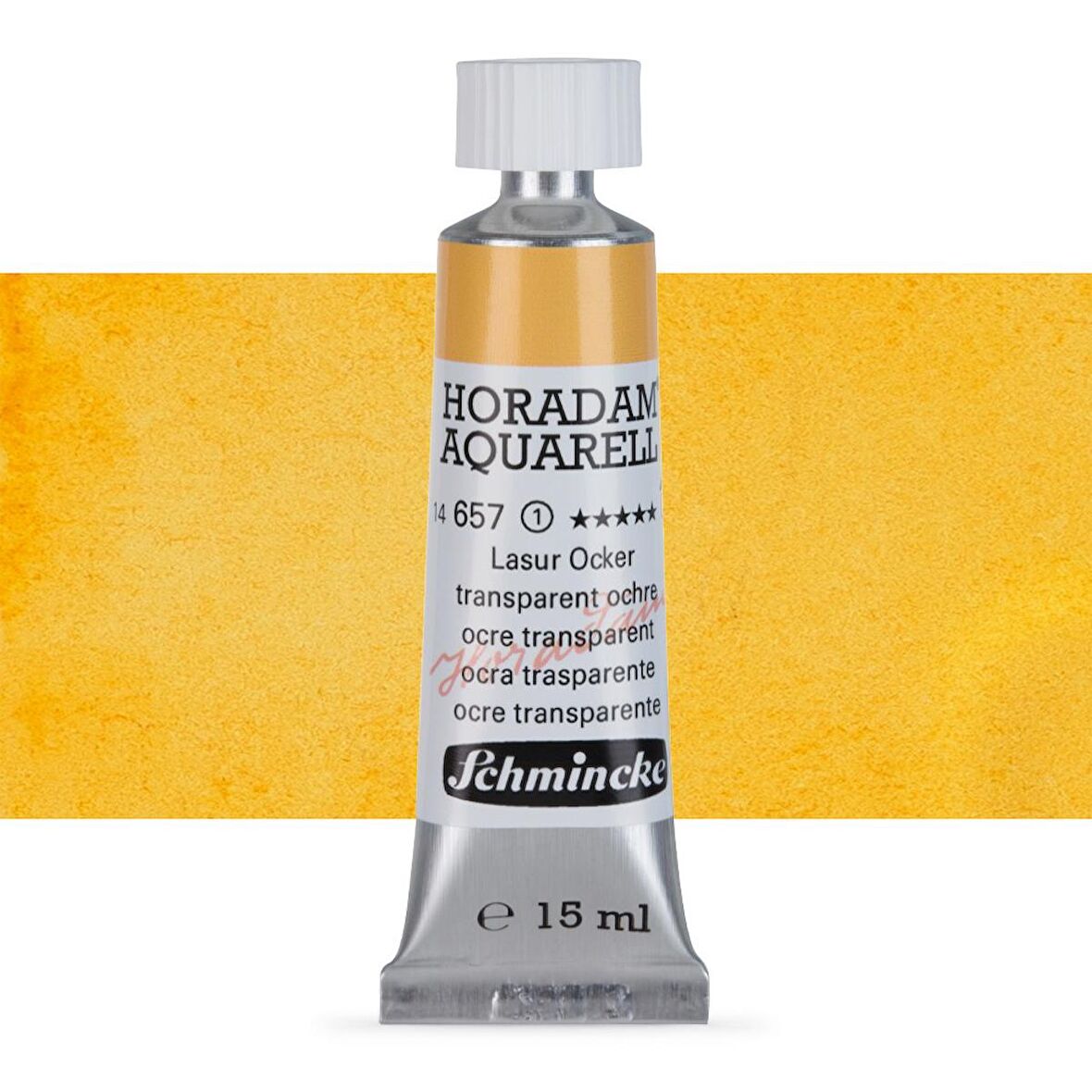 Schmincke Horadam Aquarell Tube Tüp Sulu Boya 15ml Transparent Ochre 657 S.1