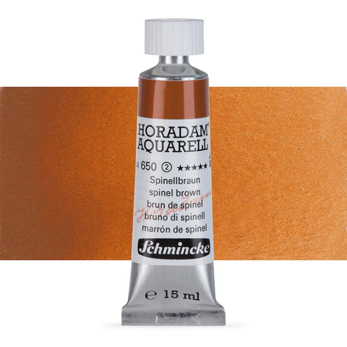 Schmincke Horadam Aquarell Tube Tüp Sulu Boya 15ml Spinel Brown 650 S.2