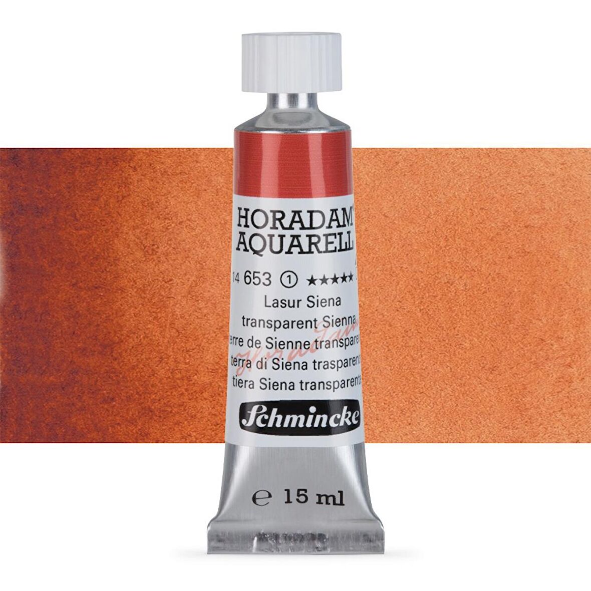 Schmincke Horadam Aquarell Tube Tüp Sulu Boya 15ml Transparent Sienna 653 S.1