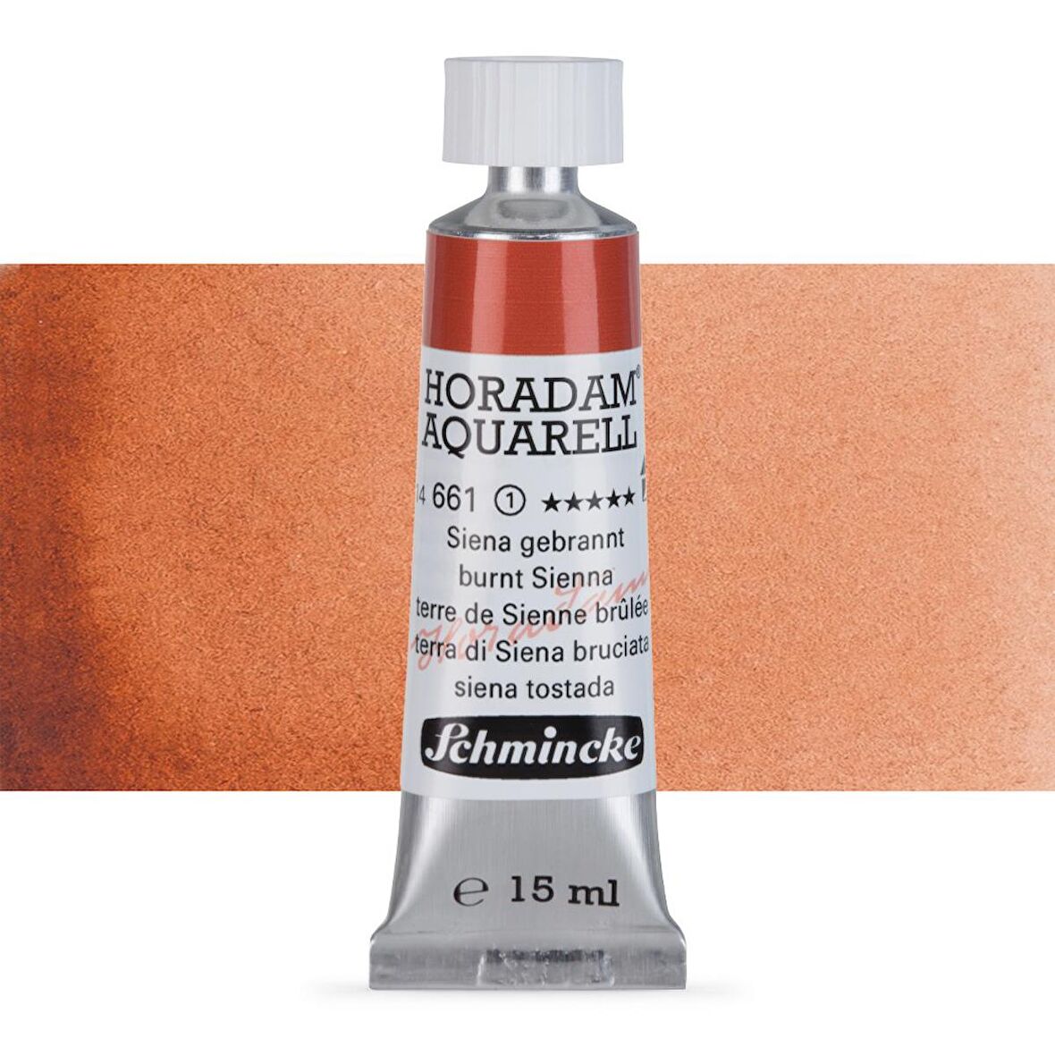 Schmincke Horadam Aquarell Tube Tüp Sulu Boya 15ml Burnt Sienna 661 S.1