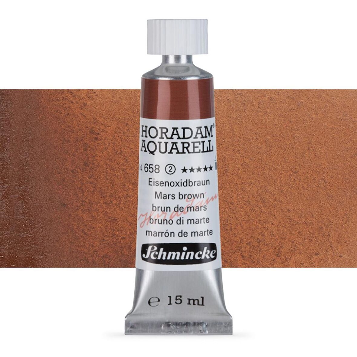 Schmincke Horadam Aquarell Tube Tüp Sulu Boya 15ml Mars Brown 658 S.2