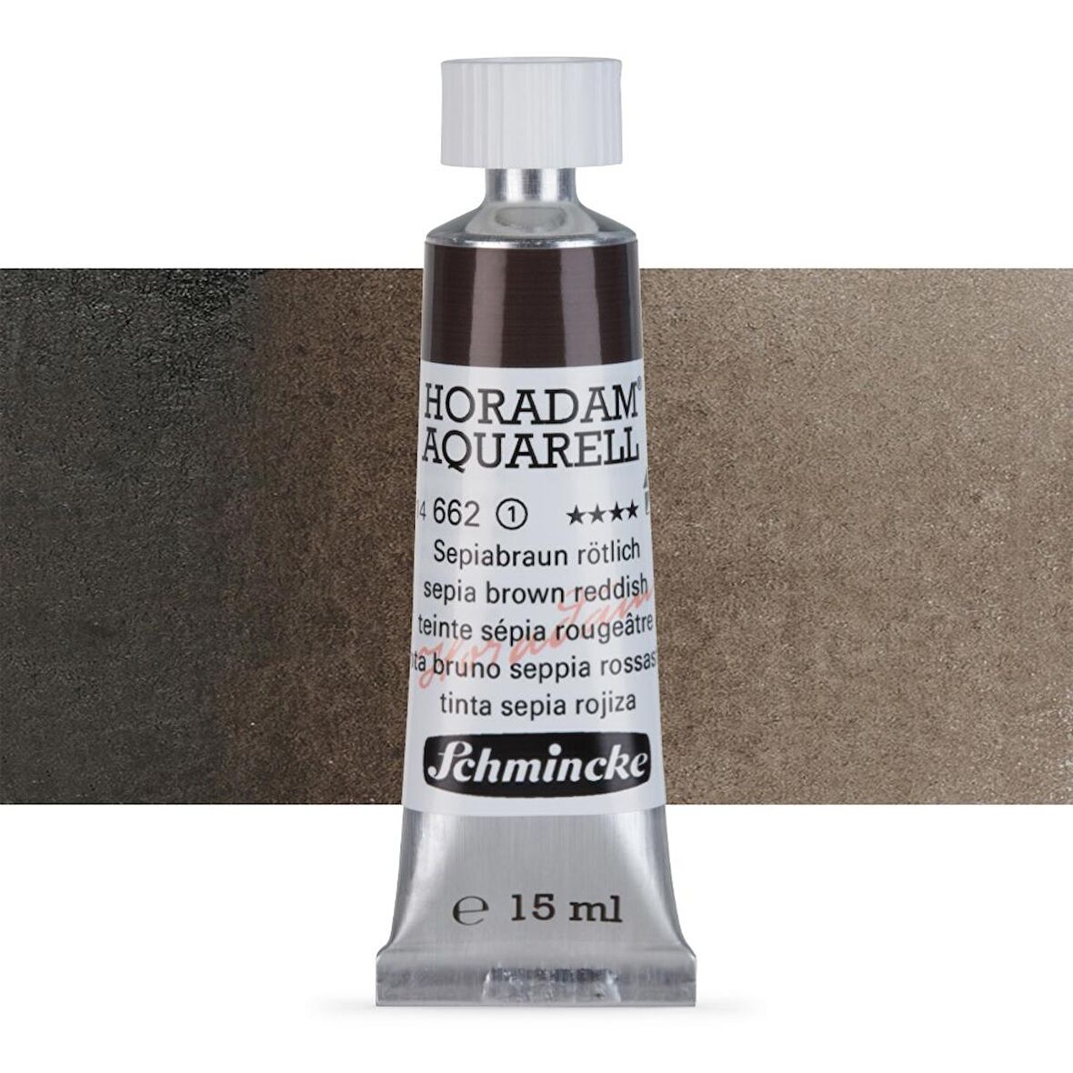 Schmincke Horadam Aquarell Tube Tüp Sulu Boya 15ml Sepia Brown Tone 662 S.1