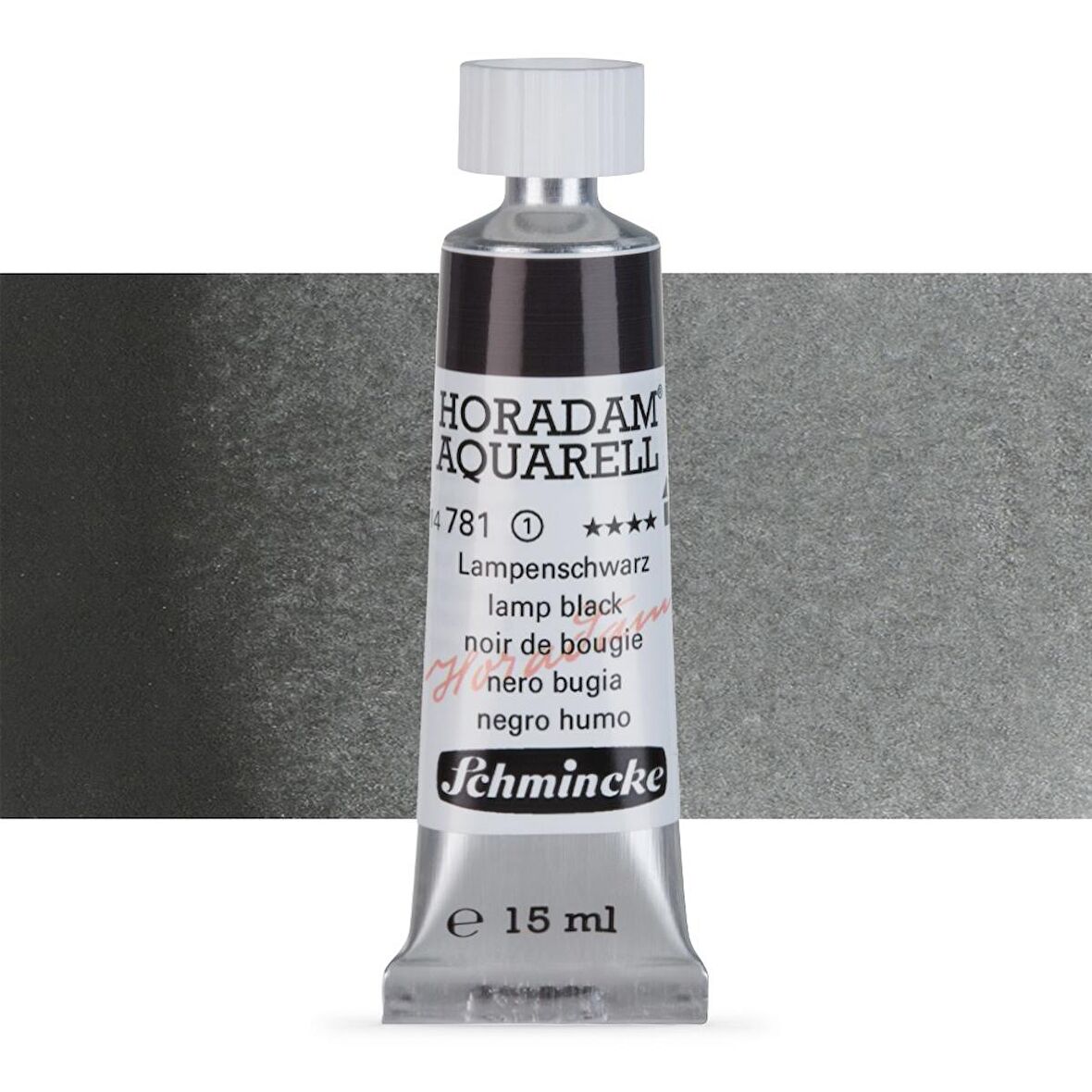 Schmincke Horadam Aquarell Tube Tüp Sulu Boya 15ml Lamp Black 781 S.1