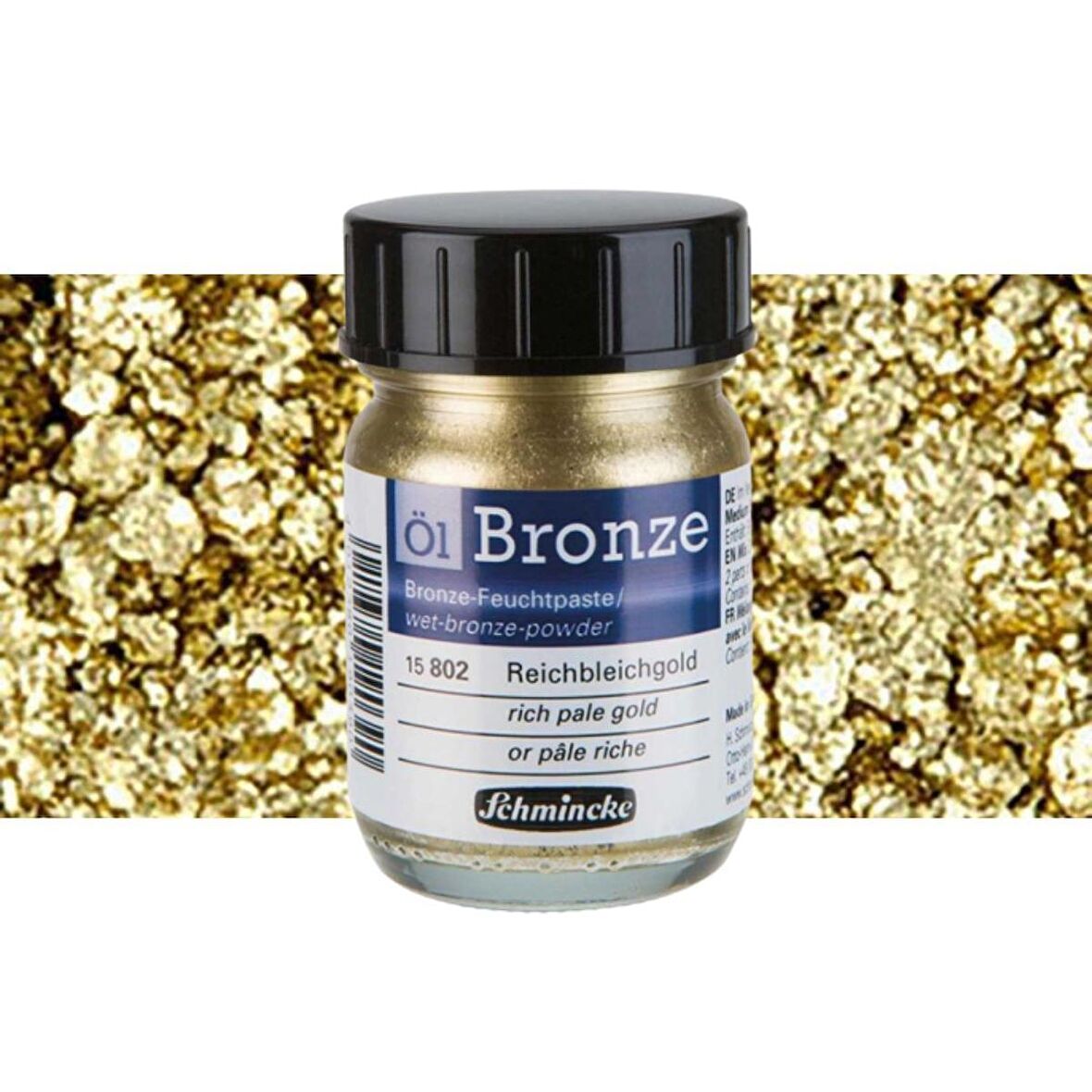 Schmincke Oil Metalik Yağlı Boya Bronzes 50ml Rich Pale Gold 802