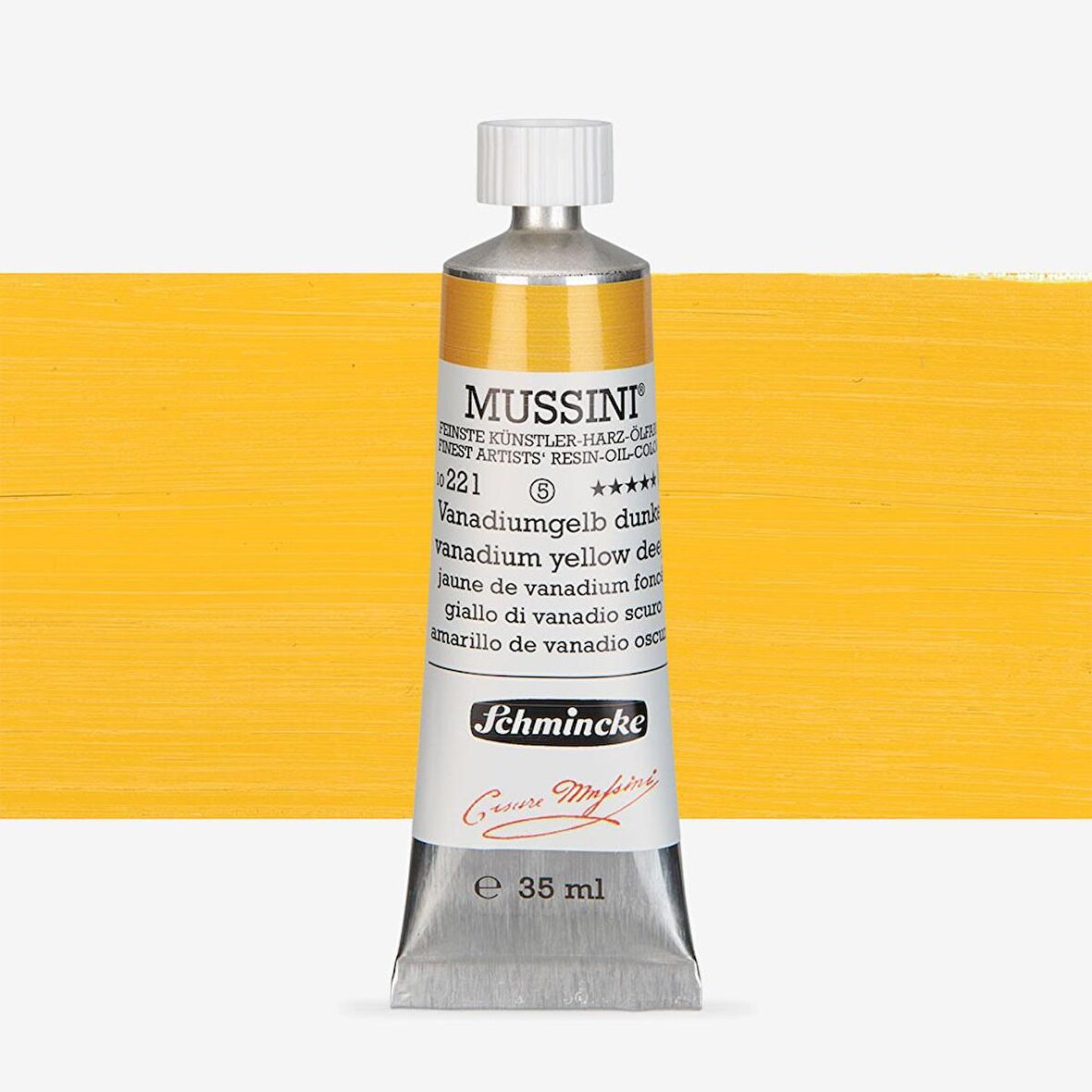 Schmincke  Mussini Yağlı Boya 35ml Vanadium Yellow Deep 221 S.5