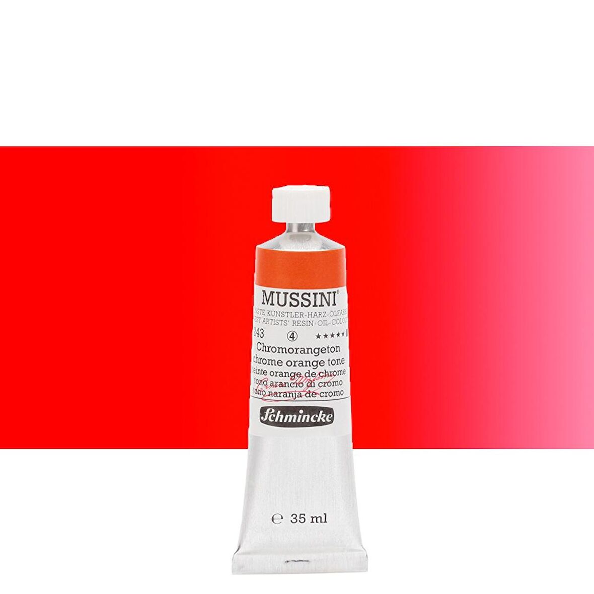 Schmincke  Mussini Yağlı Boya 35ml Chrome Orange Tone 243 S.4