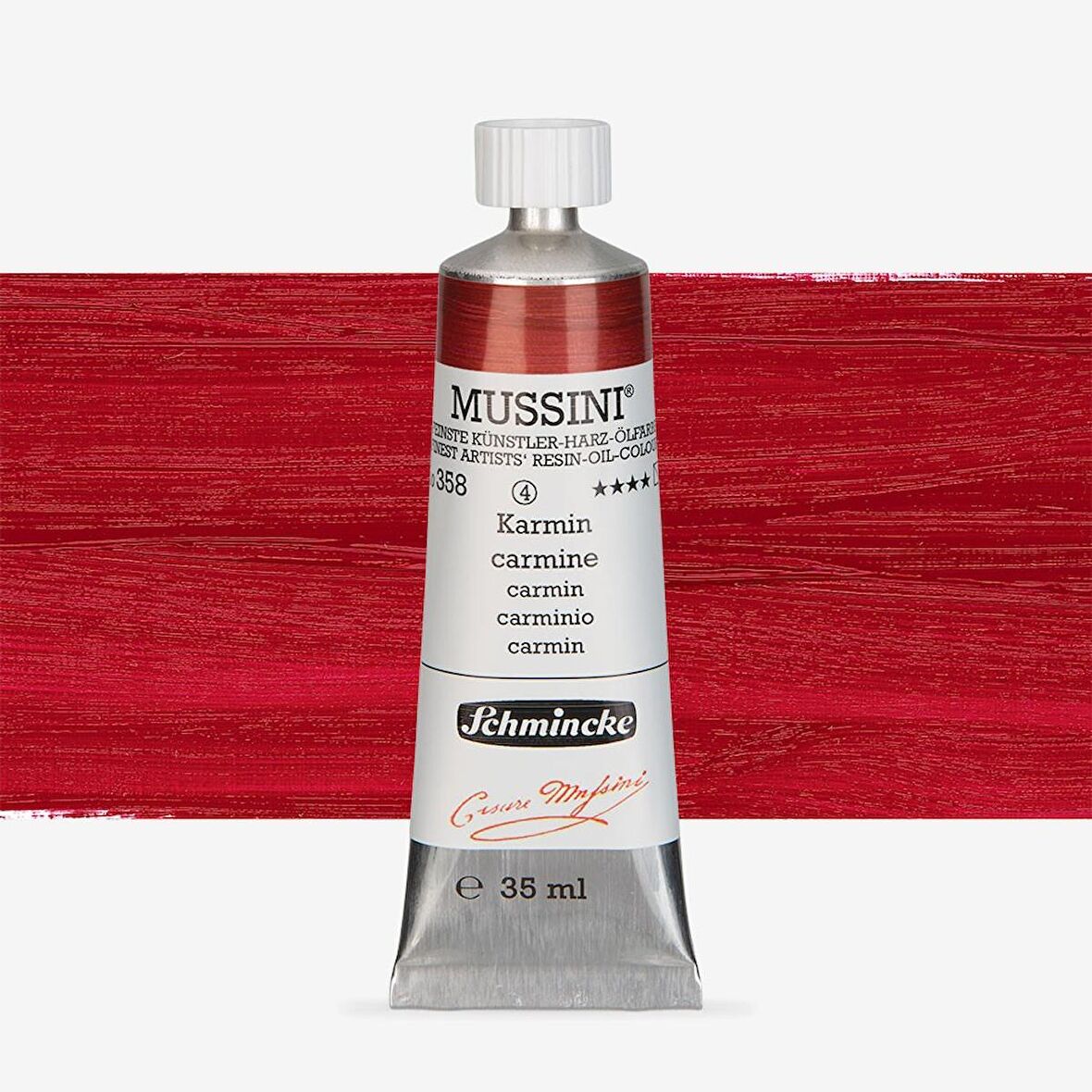 Schmincke  Mussini Yağlı Boya 35ml Carmine 358 S.4