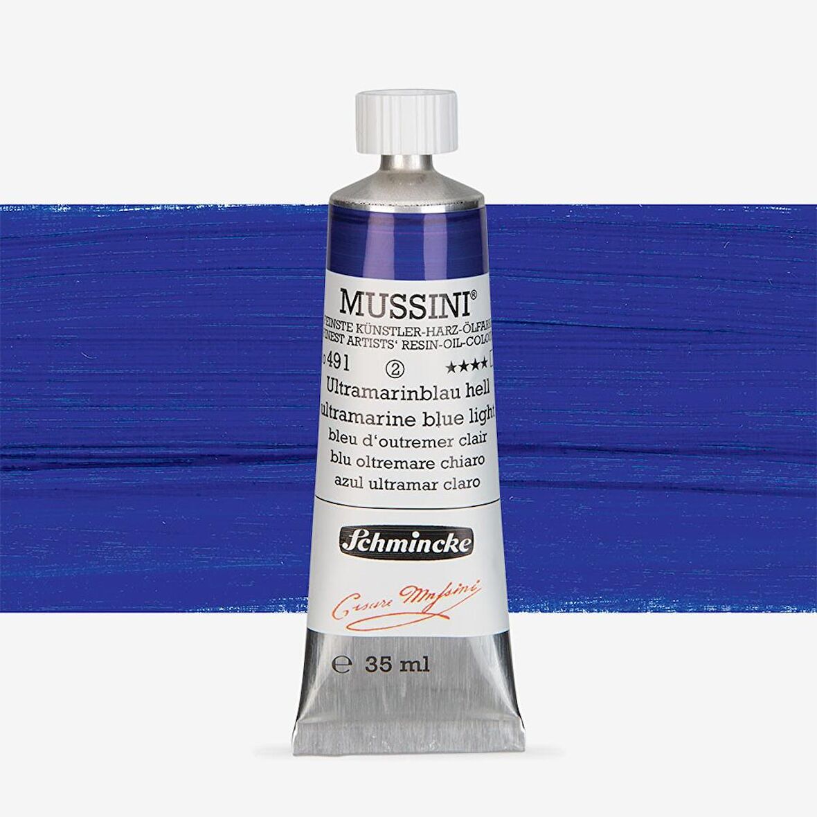 Schmincke  Mussini Yağlı Boya 35ml Ultramarine Blue Light 491 S.2