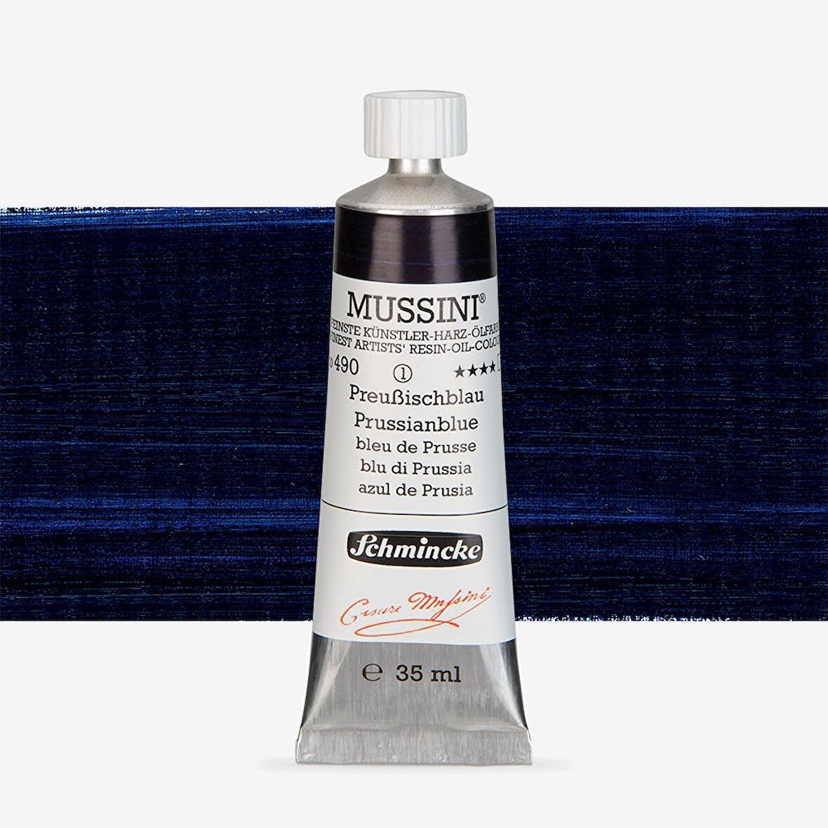 Schmincke  Mussini Yağlı Boya 35ml Prussian/Paris Blue 490 S.1