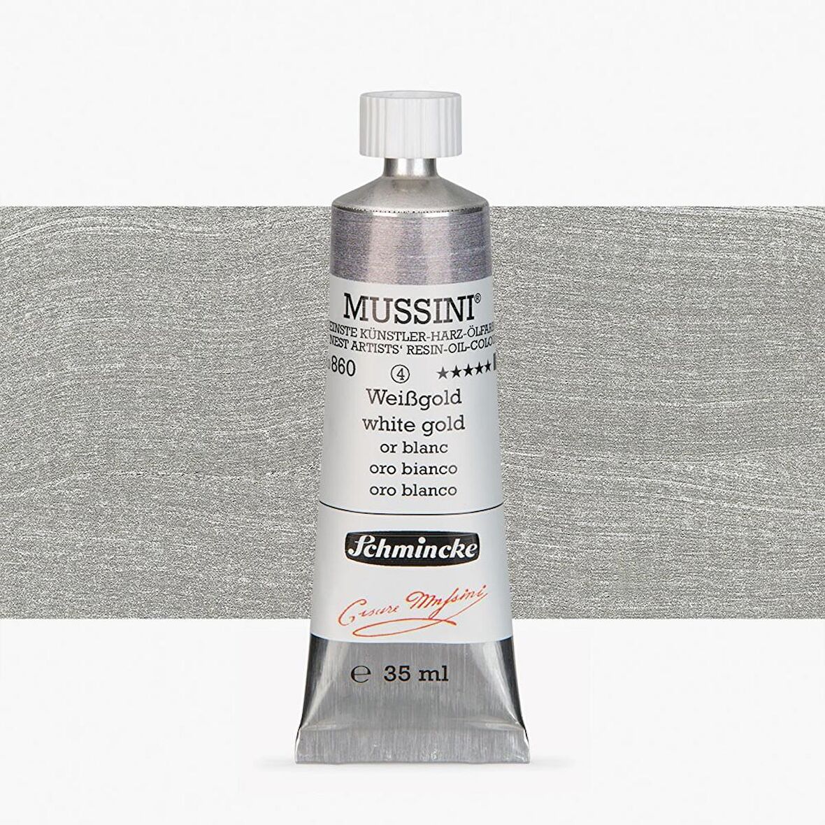Schmincke  Mussini Yağlı Boya 35ml White Gold 860 S.5