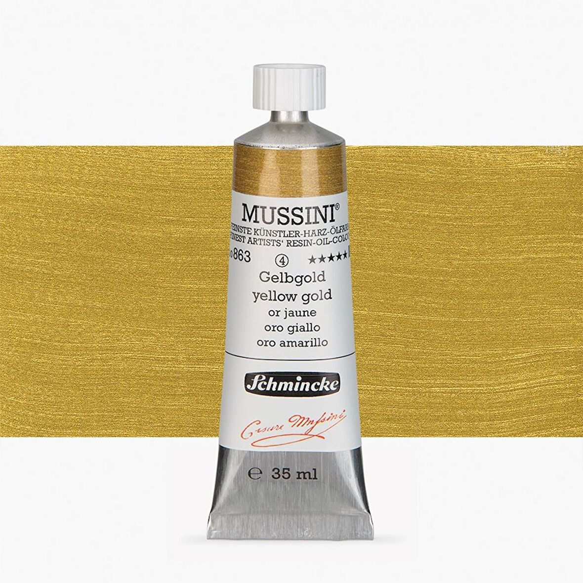 Schmincke  Mussini Yağlı Boya 35ml Yellow Gold 863 S.5