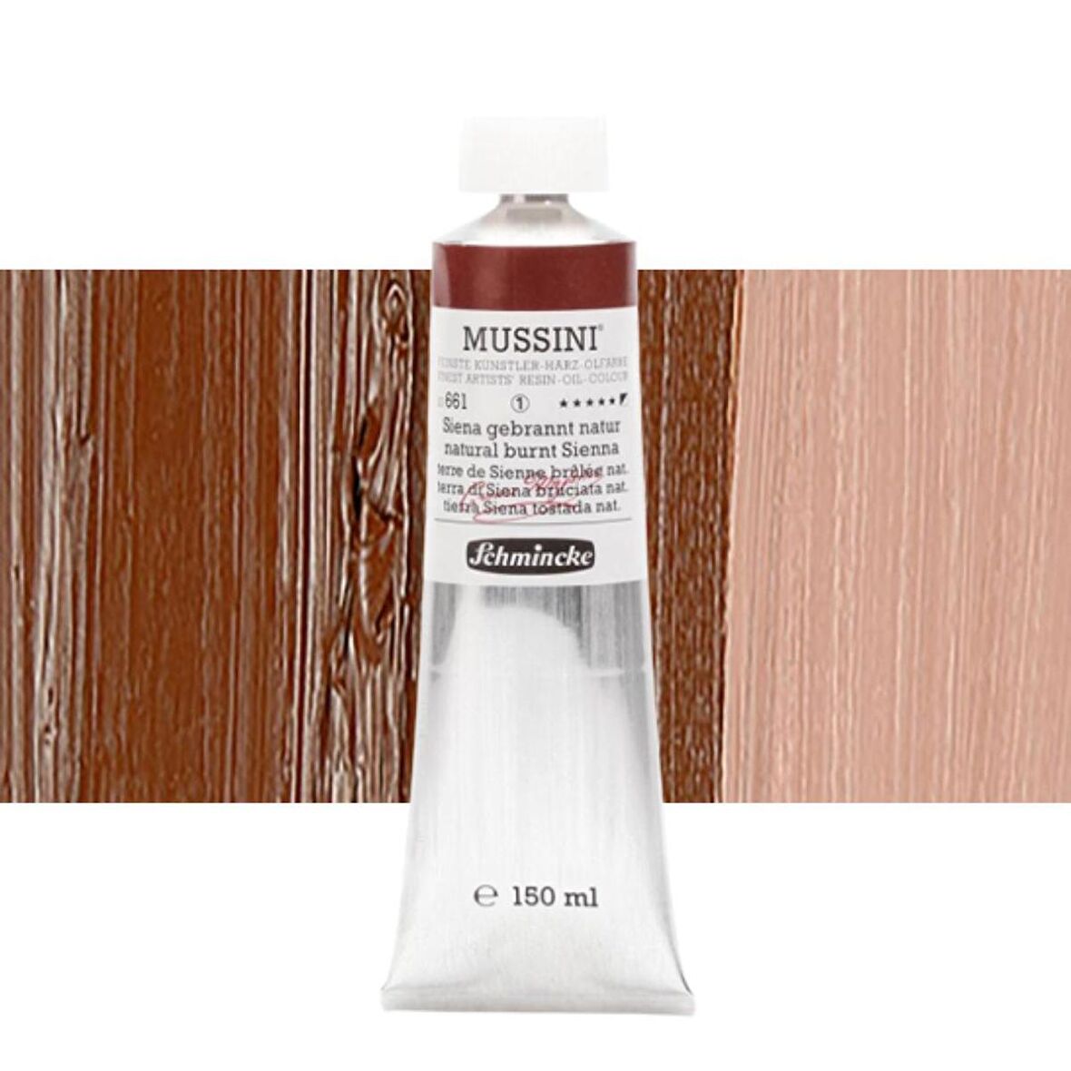Schmincke Mussini Yağlı Boya 150ml Natural Burnt Sienna 661 S.1