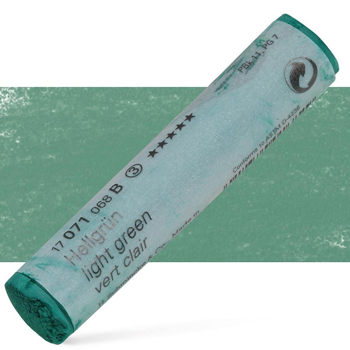 Schmincke Soft Pastel Boya Light Green 071 B (+Black)