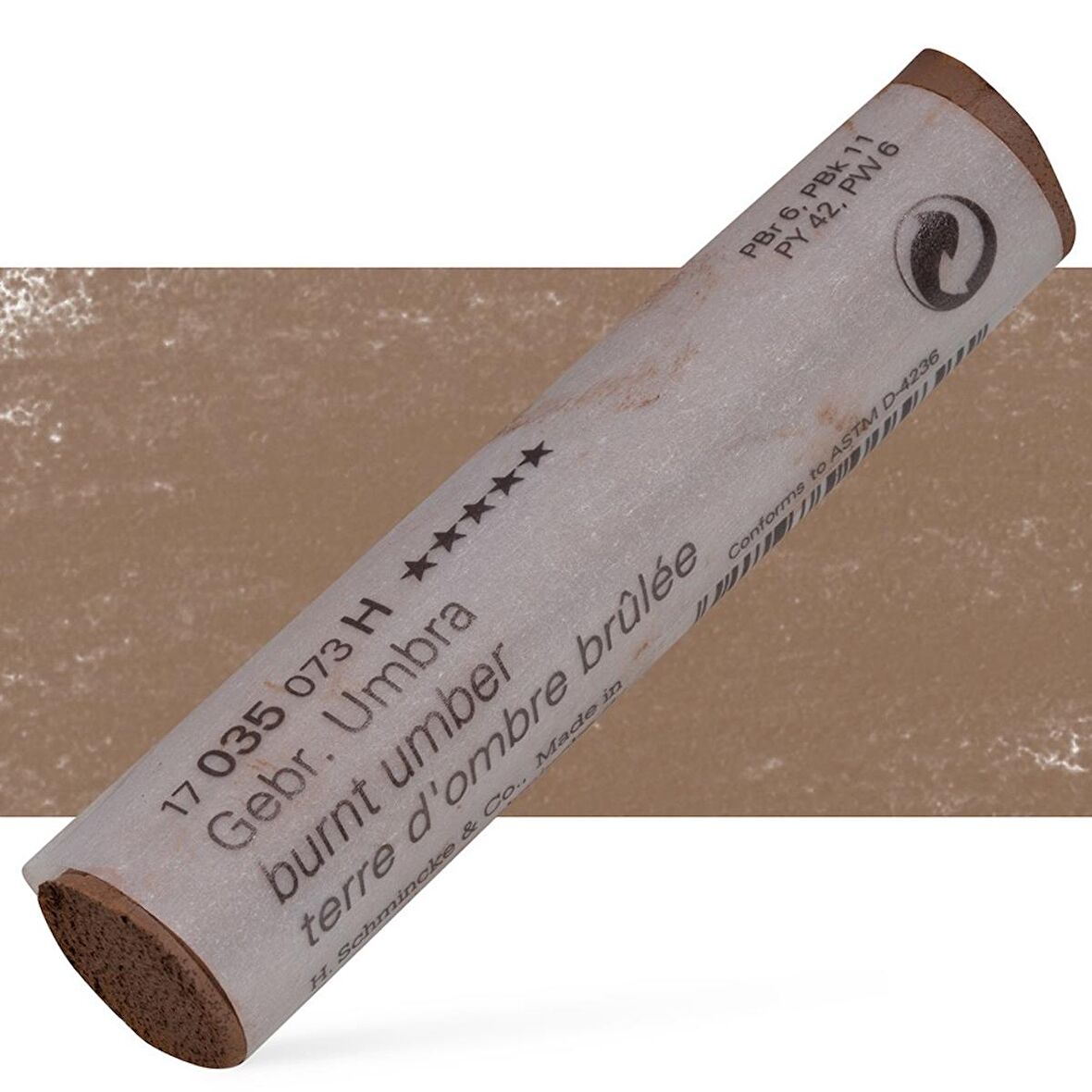 Schmincke Soft Pastel Boya Burnt Umber 035 H (+White)