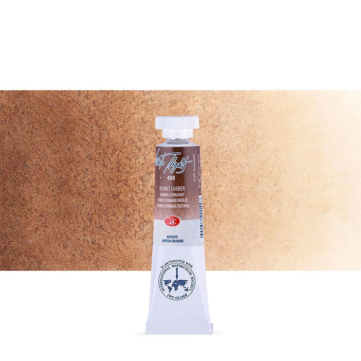 ST. PETERSBURG White Nights Tüp Sulu Boya 10ml Burnt Umber 408
