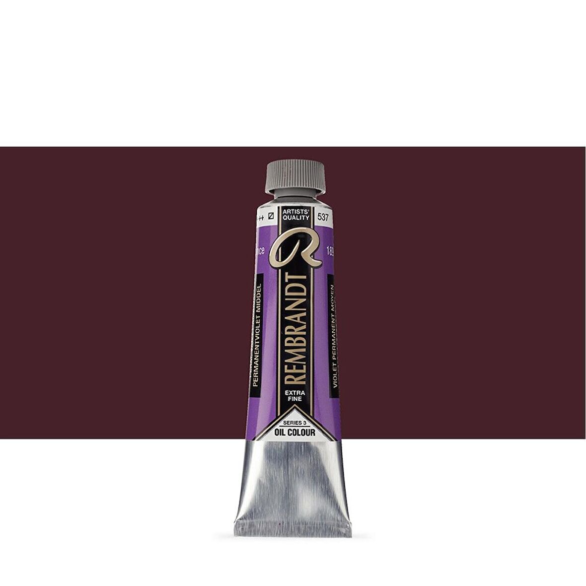 Talens Rembrandt Yağlı Boya 40ml Permanent Violet Medium 537 S.3