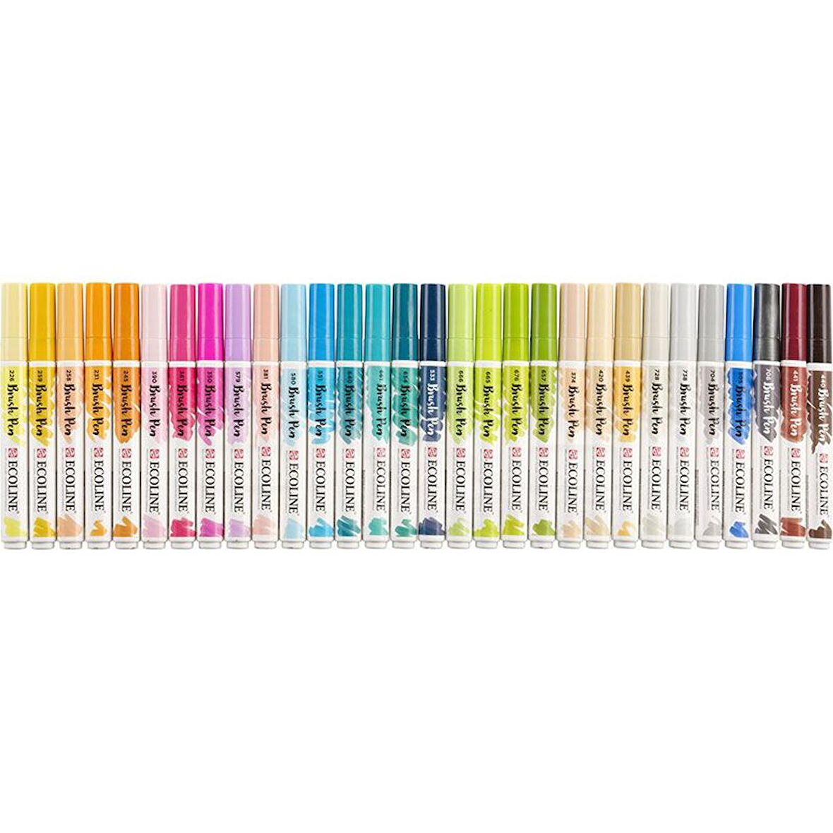 Talens Ecoline Suluboya Brush Pen 30'lu Set