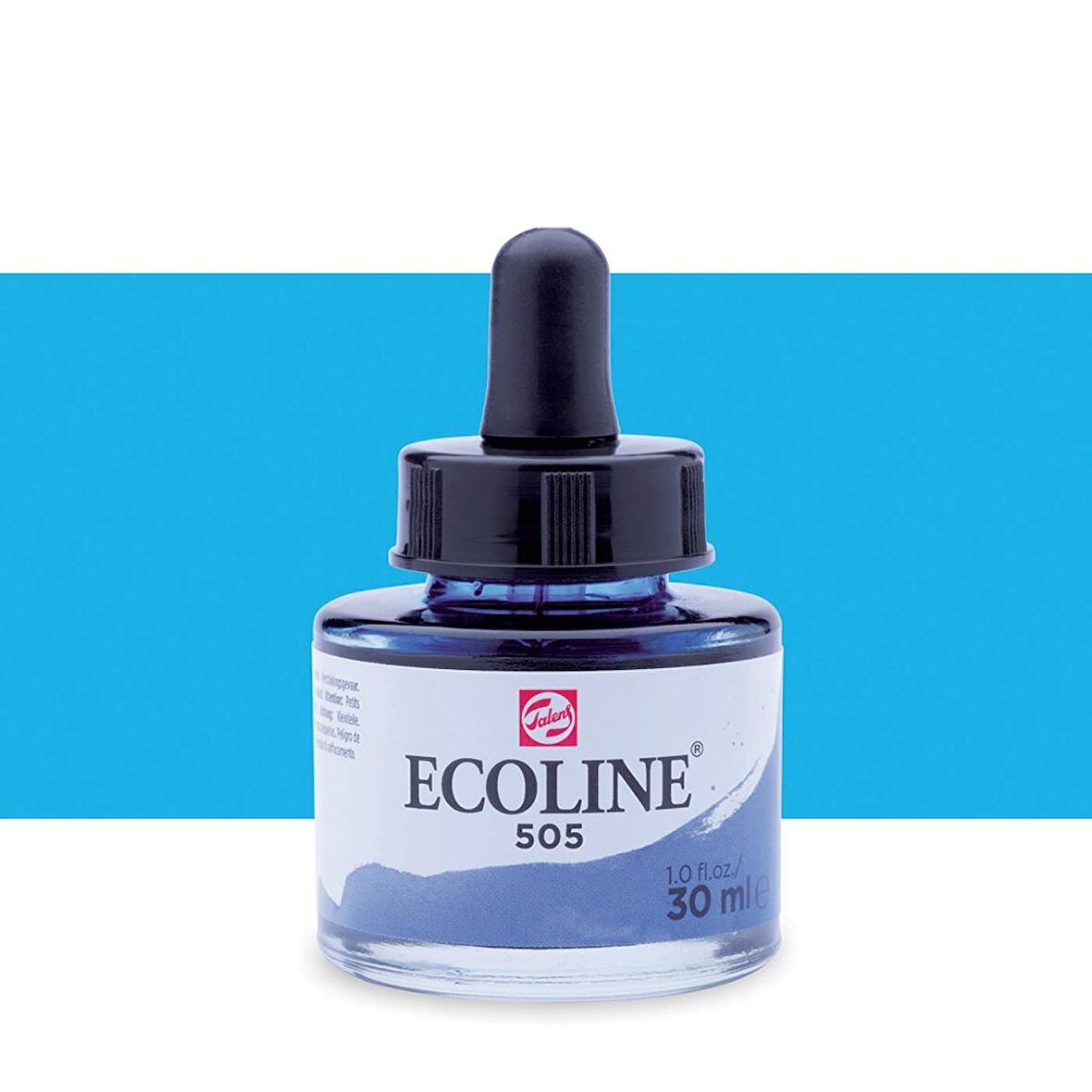 Talens Ecoline Sıvı Suluboya Mürekkep 30ml Ultramarine Light 505