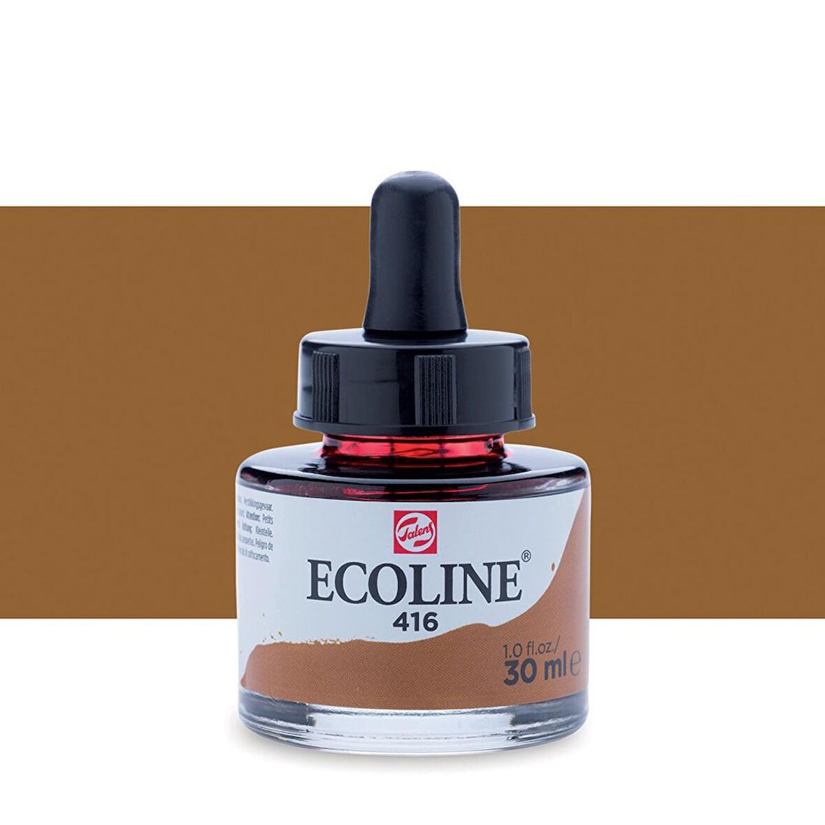 Talens Ecoline Sıvı Suluboya Mürekkep 30ml Sepia 416