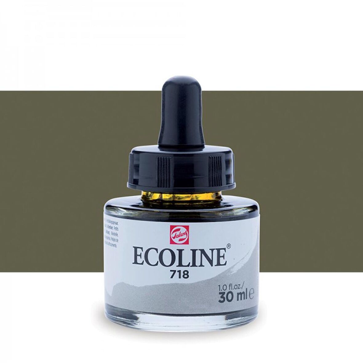 Talens Ecoline Sıvı Suluboya Mürekkep 30ml Warm Grey 718