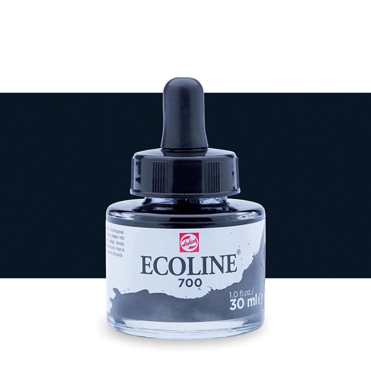 Talens EcolineSıvı Suluboya Mürekkep 30ml Black 700