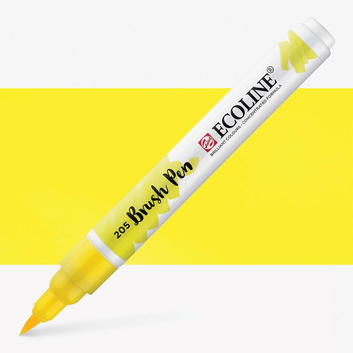 Talens Ecoline Suluboya Brush Pen Lemon Yellow 205