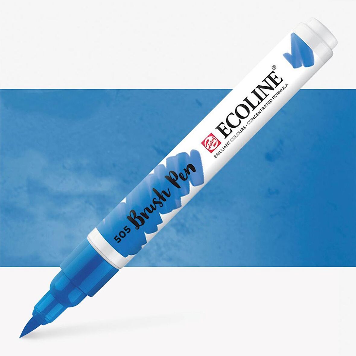 Talens Ecoline Suluboya Brush Pen Ultramarine Light 505