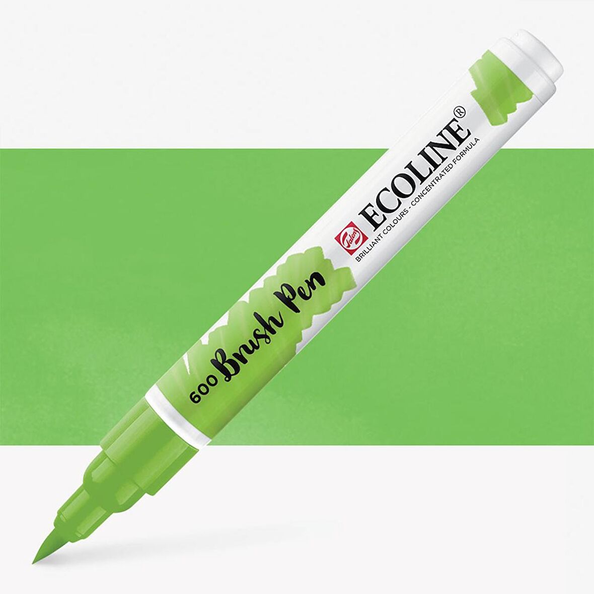 Talens Ecoline Suluboya Brush Pen Green 600