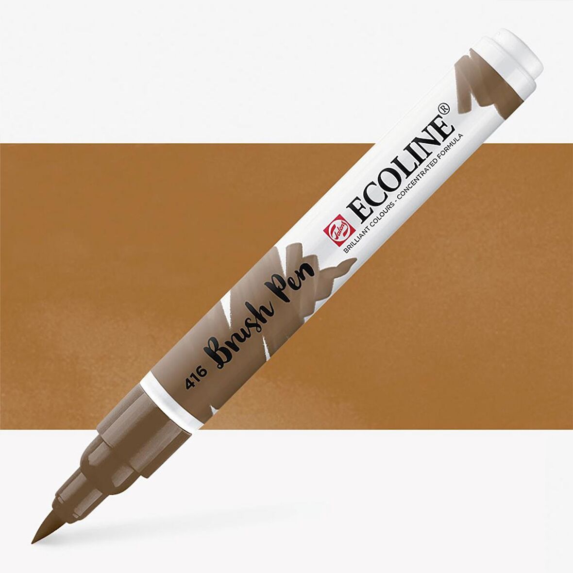 Talens Ecoline Suluboya Brush Pen Sepia 416