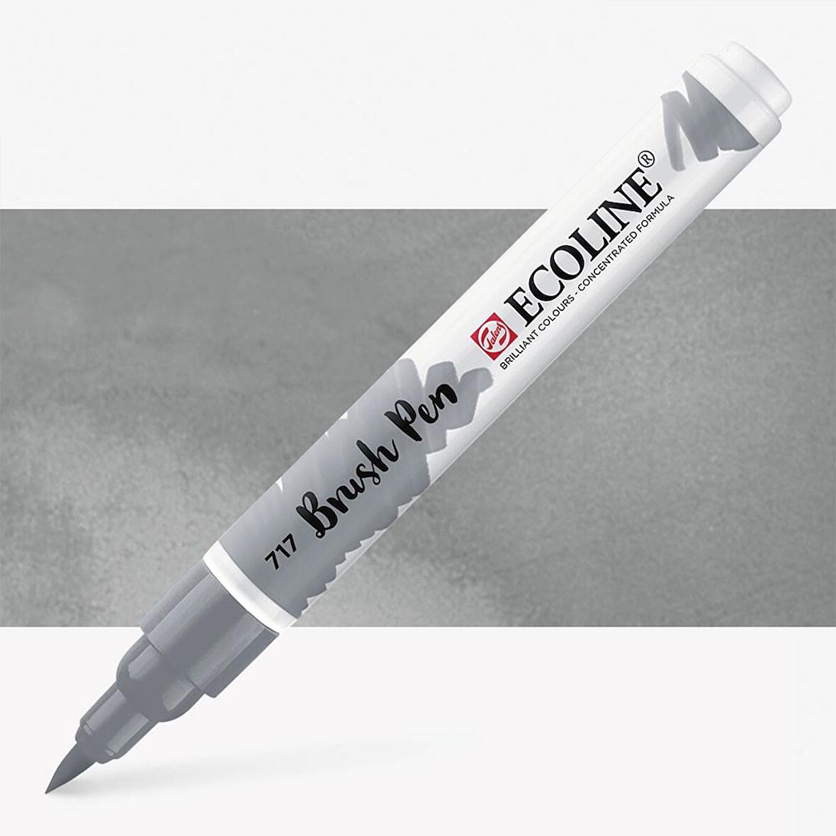 Talens Ecoline Suluboya Brush Pen Cold Grey 717