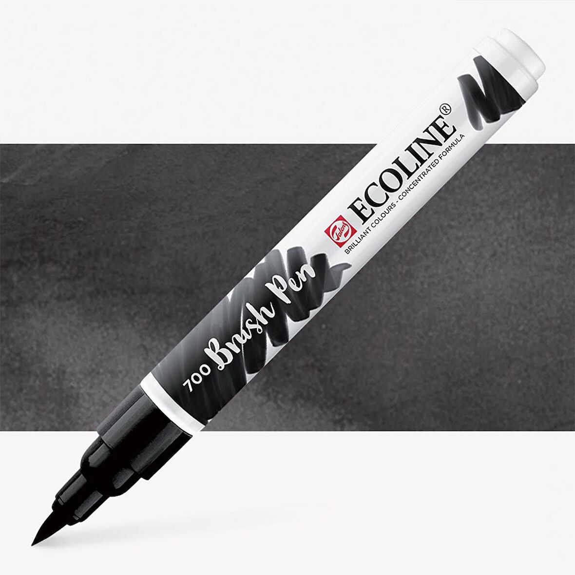 Talens Ecoline Suluboya Brush Pen Black 700