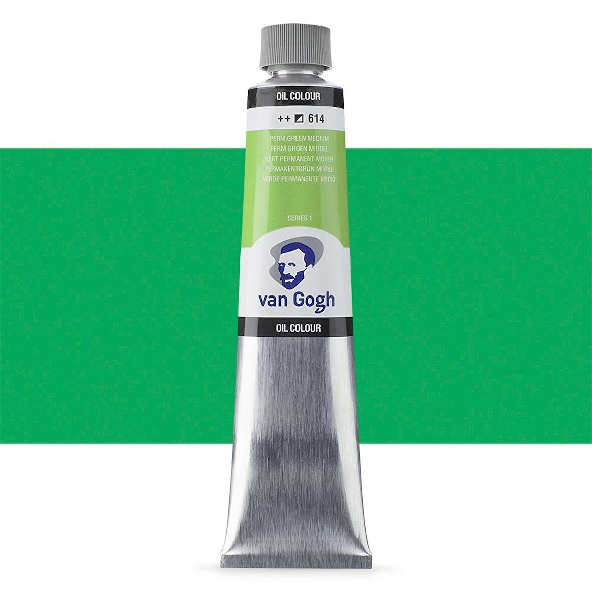 Talens Van Gogh Yağlı Boya 200ml Permanent Green Medium 614 S.1