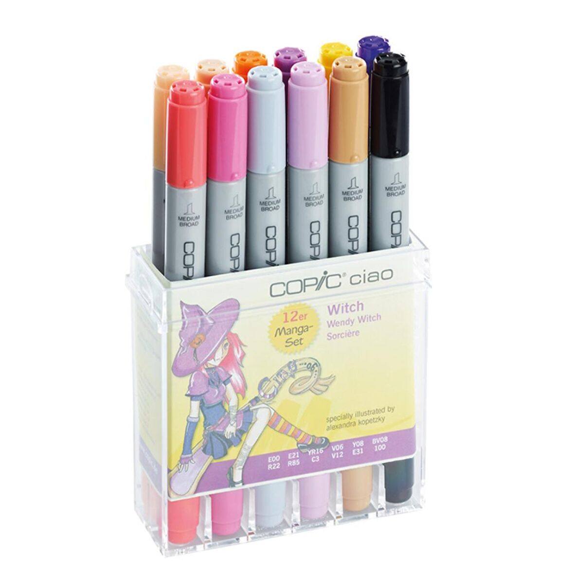 Copic Ciao Marker Kalemi Wendy Witch 12'li Set