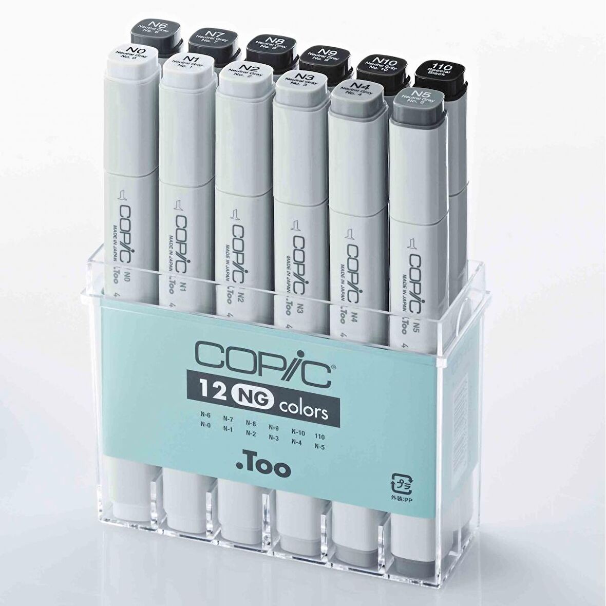 Copic Marker Kalemi Neutral Grey Tones 12'li Set