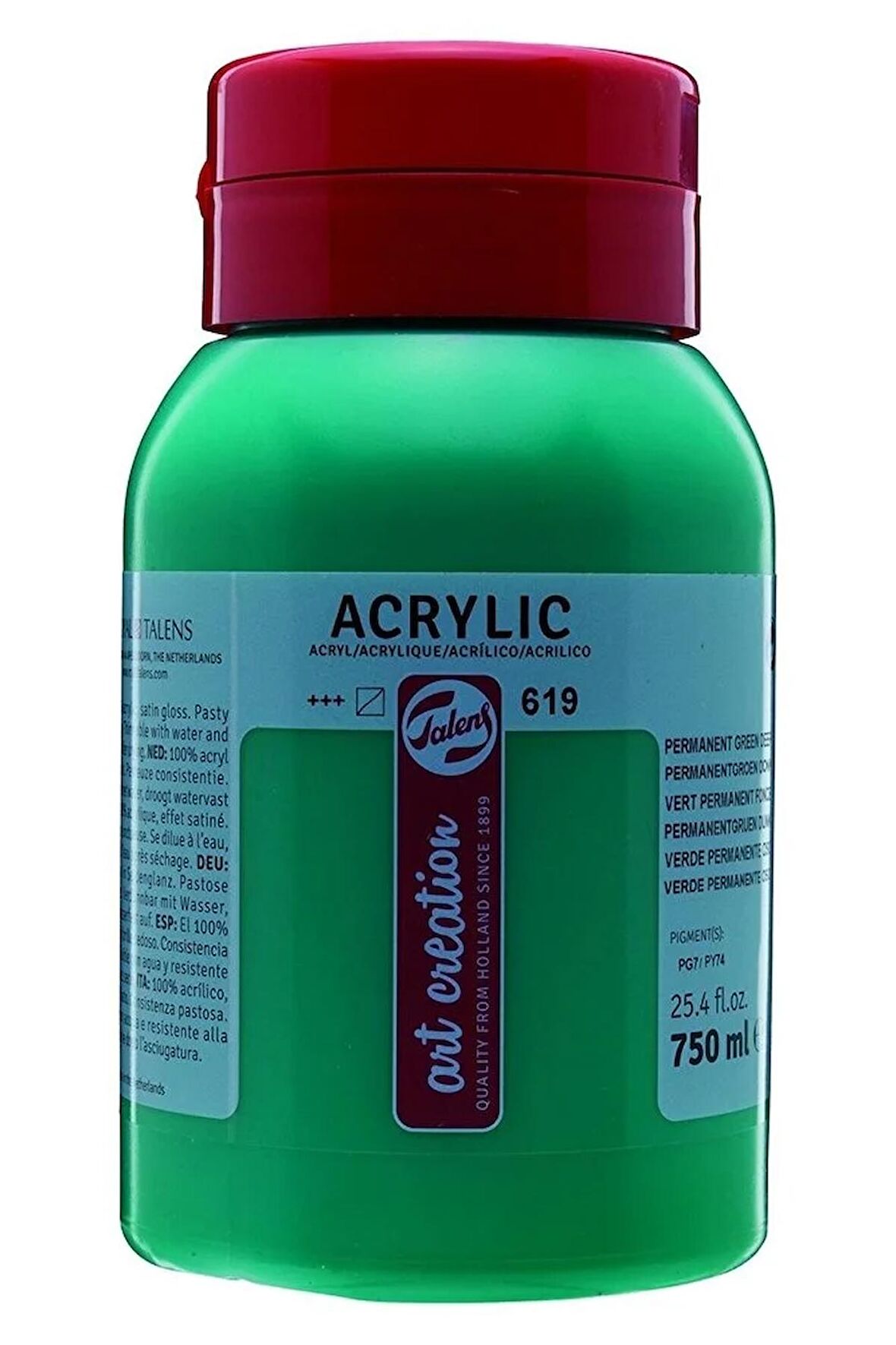 Talens Art Creation Akrilik Boya 750ml 619 Permanent Green Deep