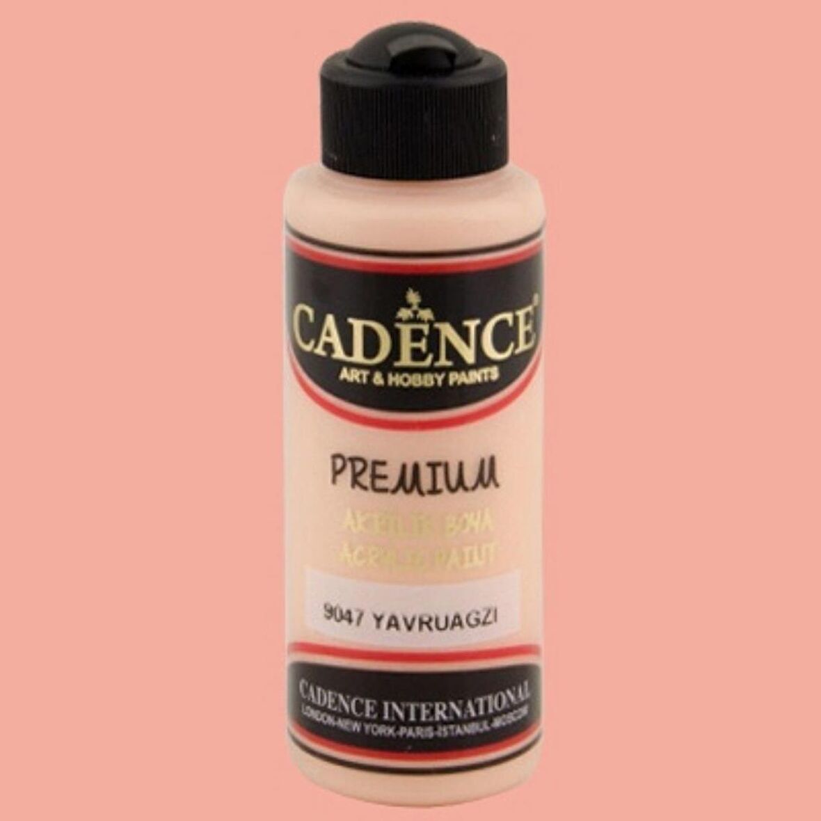Cadence Yayınları Premium Akrilik Boya 120ml Yavruağzı 9047