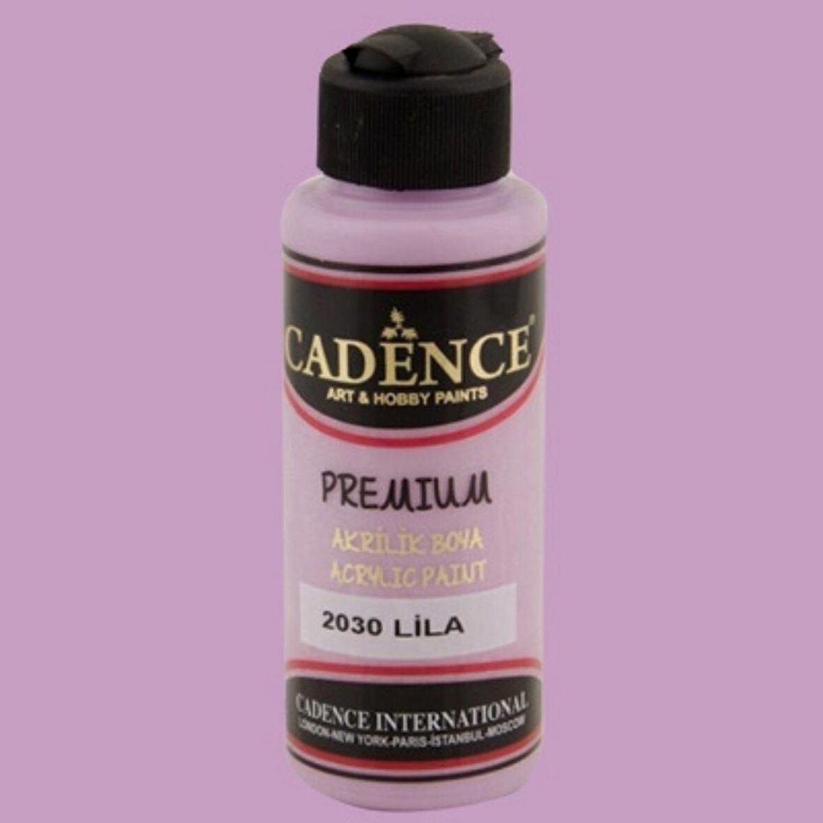 Cadence Yayınları Premium Akrilik Boya 120ml Lila 2030