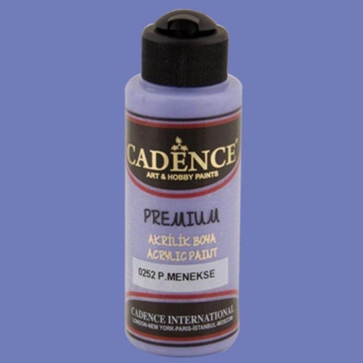 Cadence Yayınları Premium Akrilik Boya 120ml P.Menekşe 0252