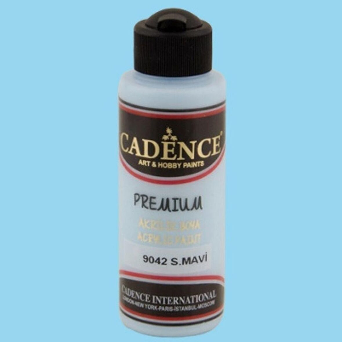 Cadence Yayınları Premium Akrilik Boya 120ml S.Mavi 9042