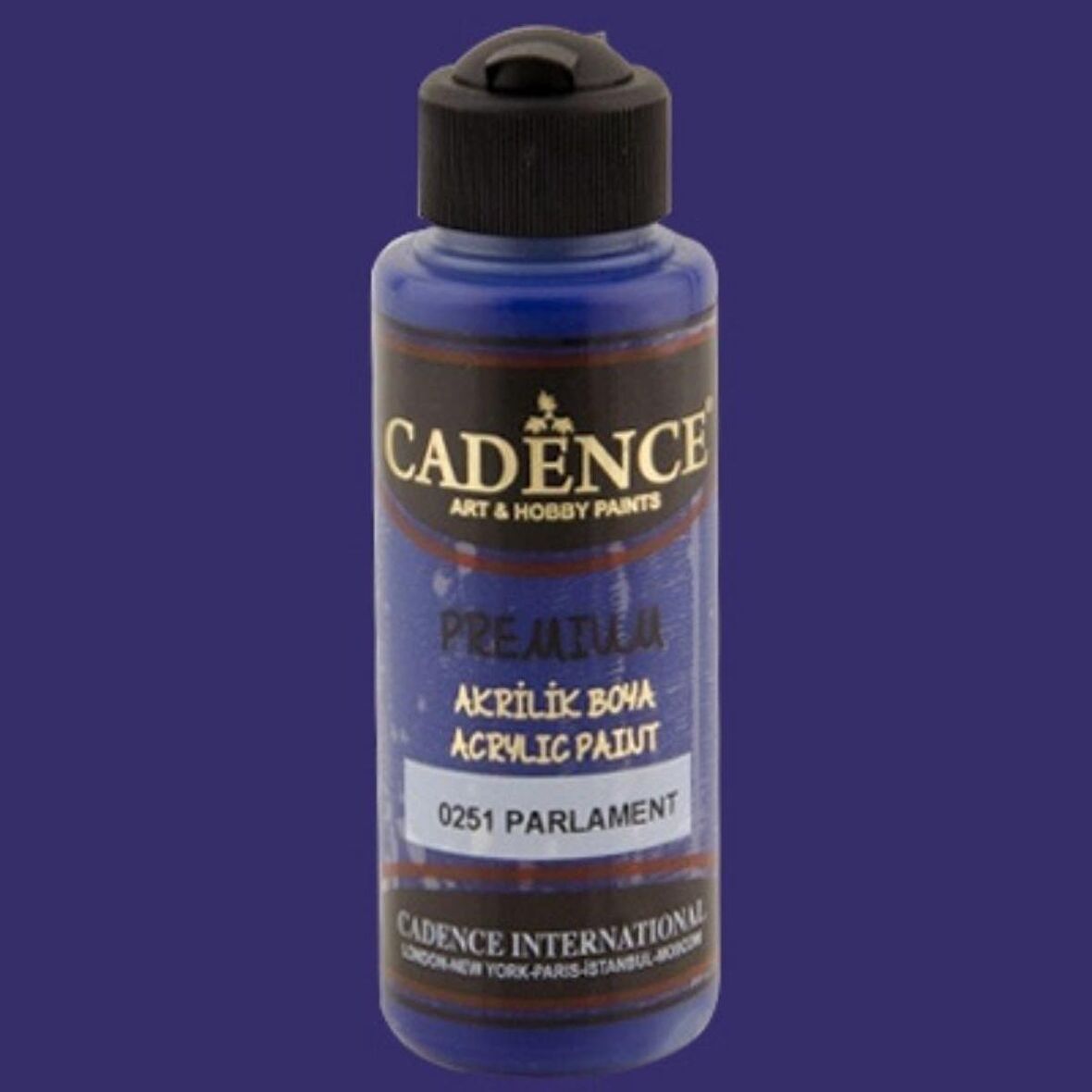 Cadence Yayınları Premium Akrilik Boya 120ml Parlament 0251