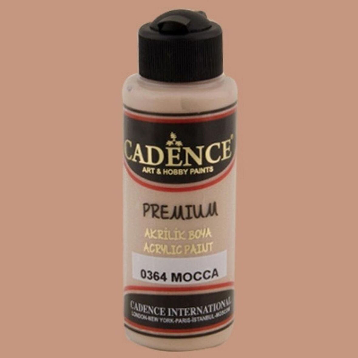 Cadence Yayınları Premium Akrilik Boya 120ml Mocca 0364