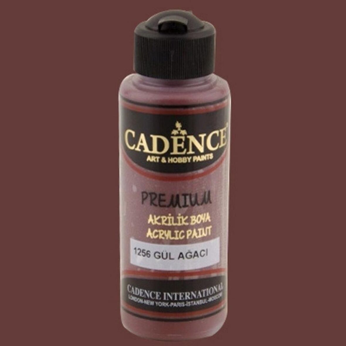 Cadence Yayınları Premium Akrilik Boya 120ml Gül Ağacı 1256