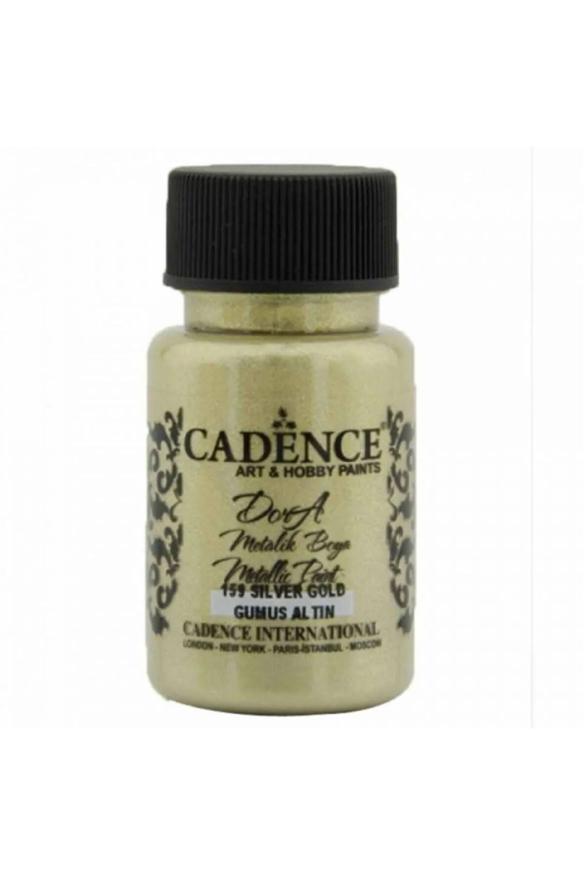 Dora Metalik Boya 50ml Gümüş Altın 159