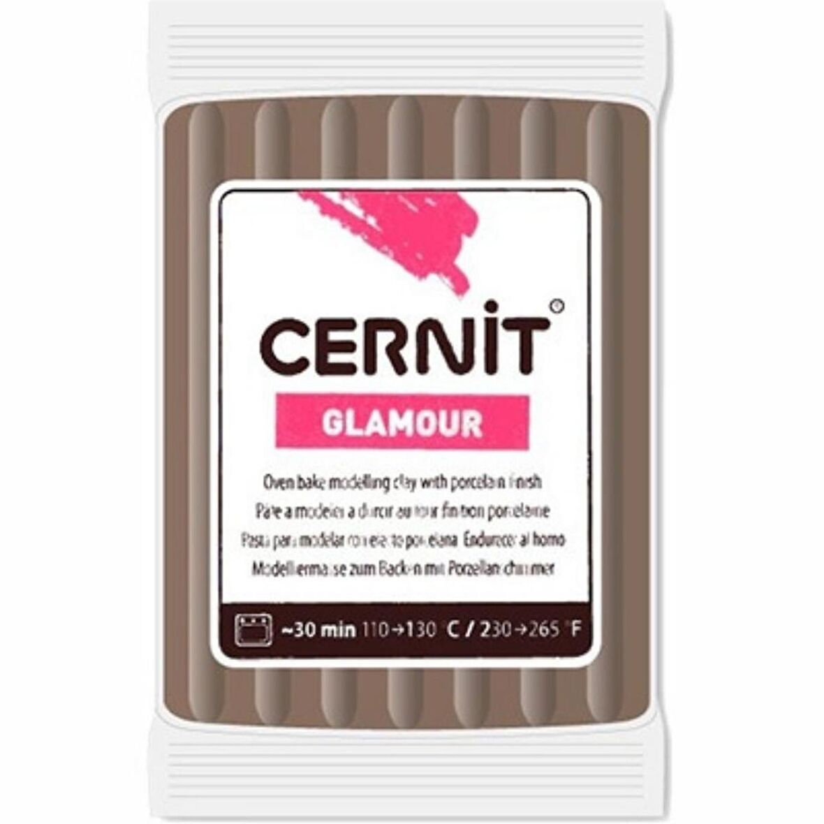 Cernit Glamour Polimer Kil 56gr Bronze 058