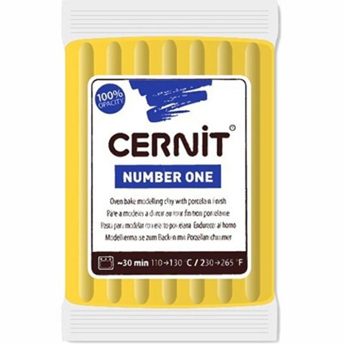 Cernit Number One Polimer Kil 56gr Yellow 700