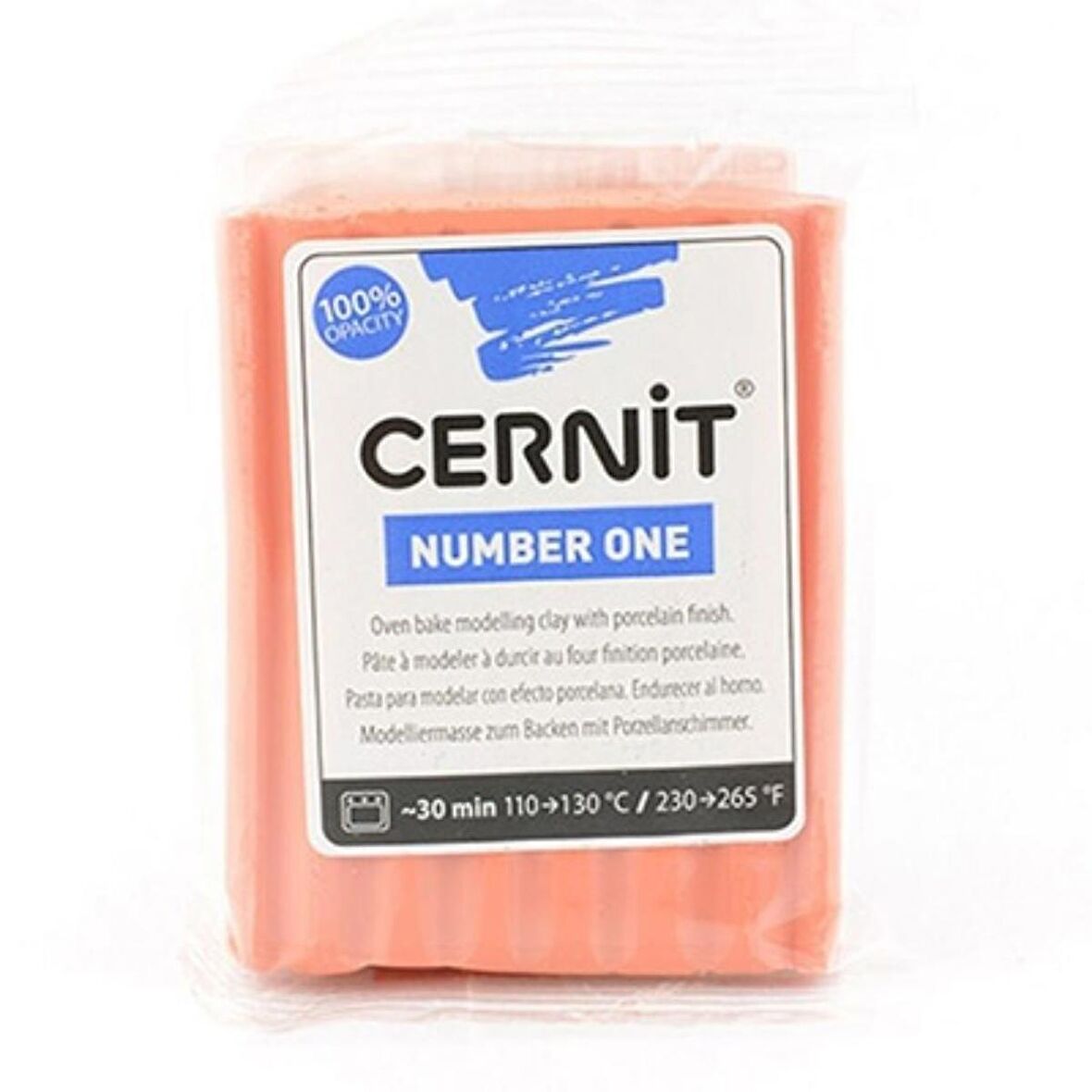Cernit Number One Polimer Kil 56gr Coral 754