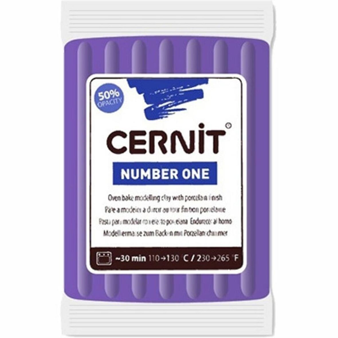 Cernit Number One Polimer Kil 56gr Violet 900