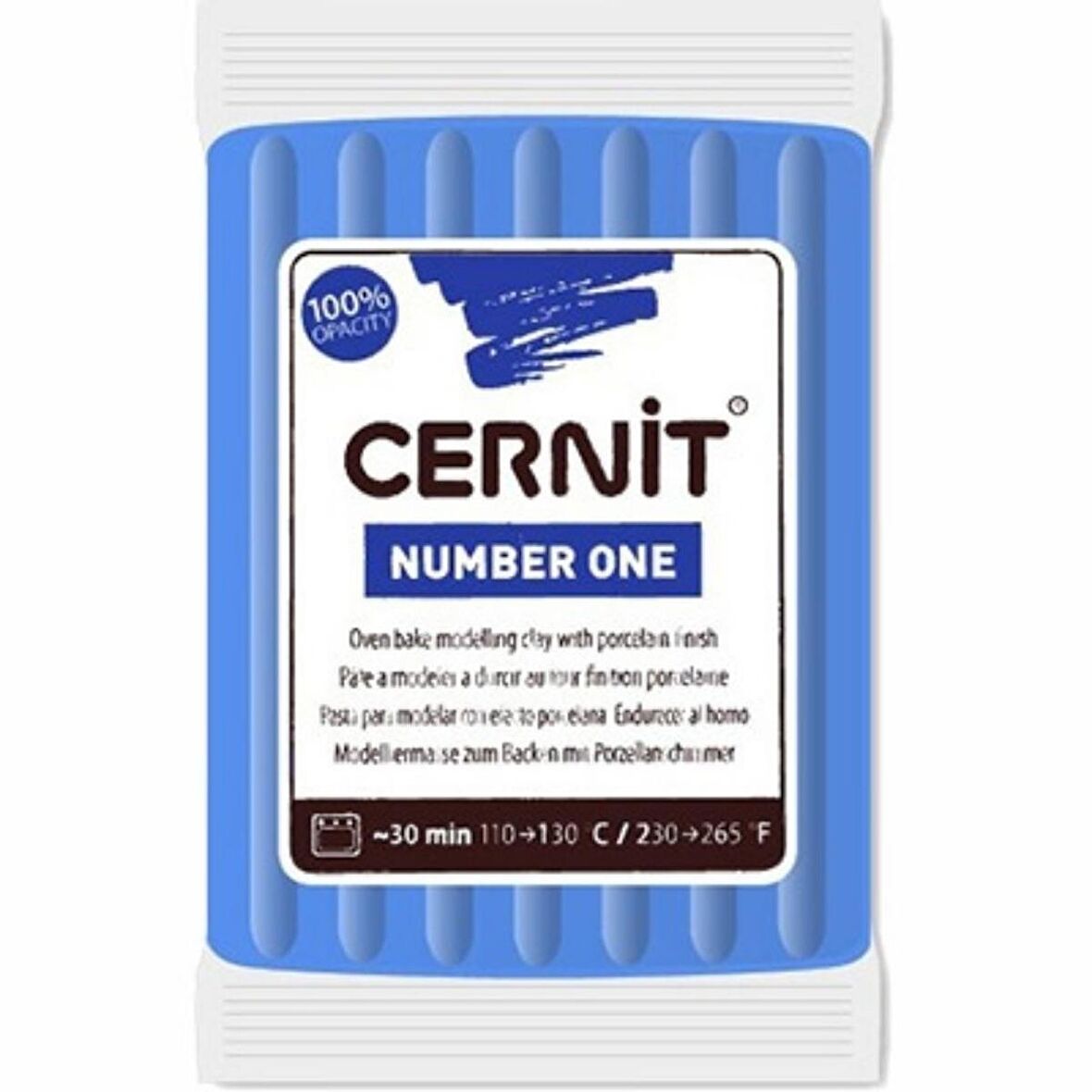 Cernit Number One Polimer Kil 56gr Blue 200